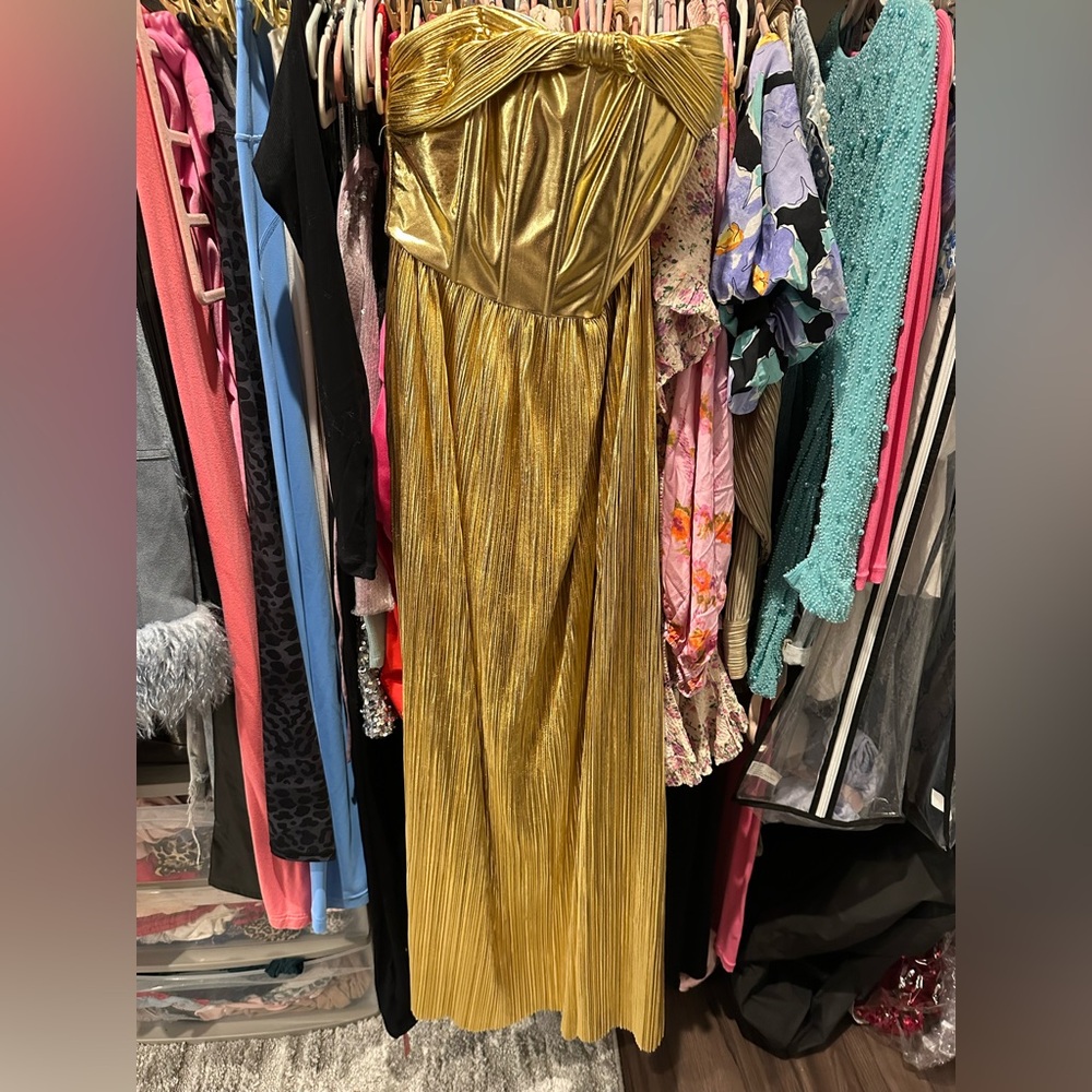 THESE THREE GOLD DRESS